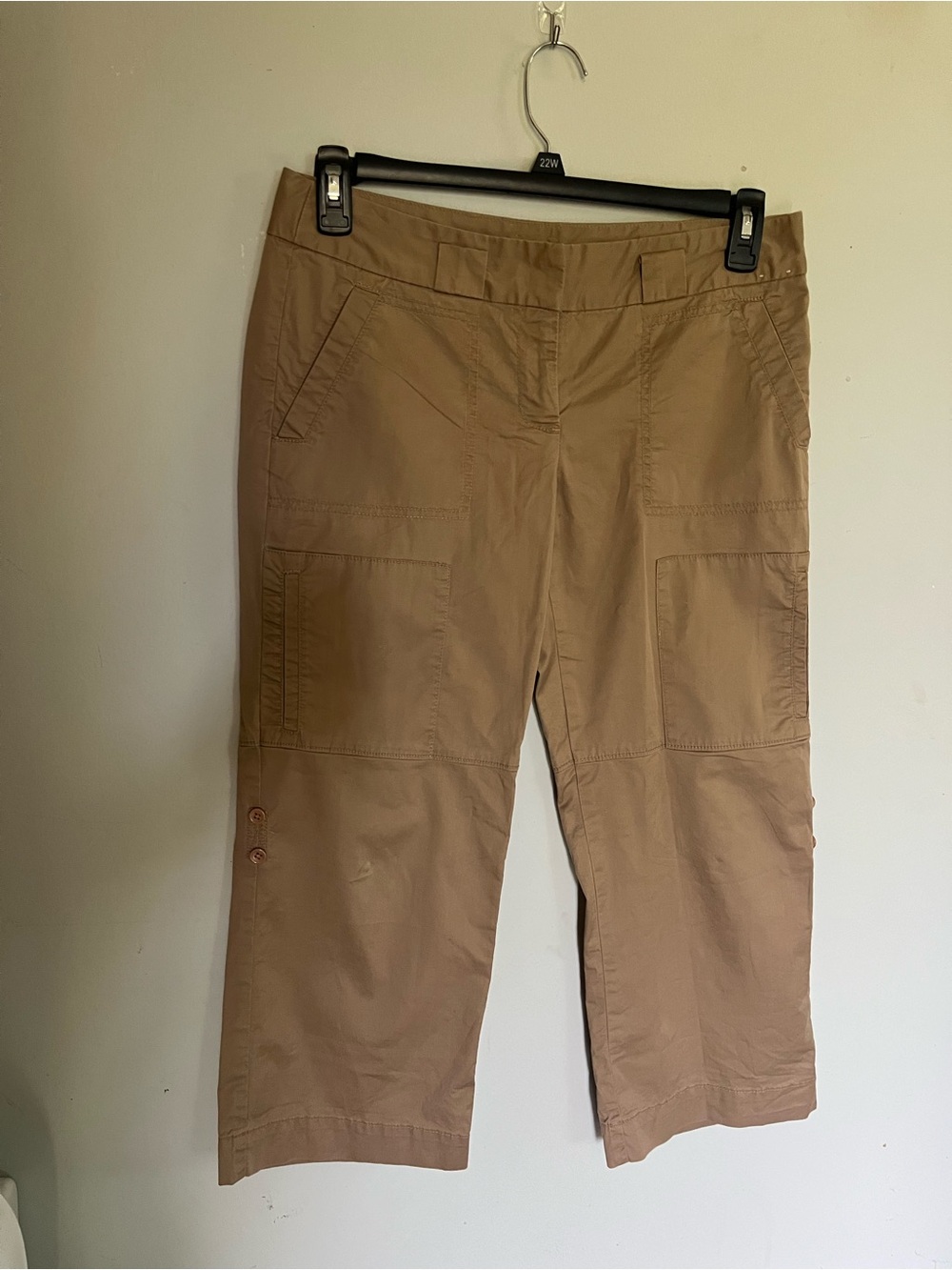 Halogen Tan Utility Cropped Capris